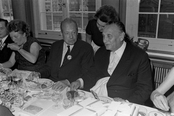 Franz-Josef of Liechtenstein at Zurich's city party, 1971