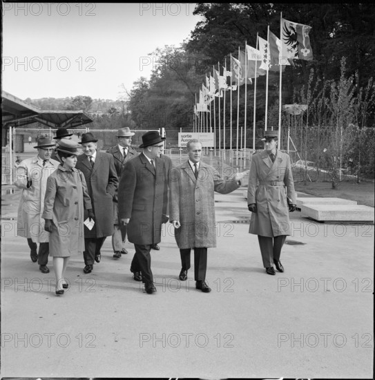 Kai Uwe von Hassel at the Expo 1964
