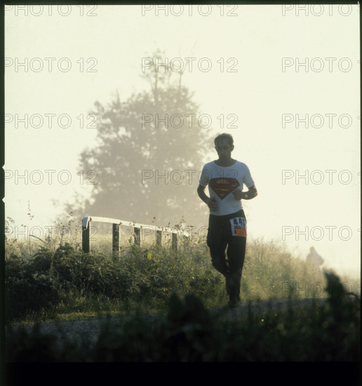 Runner, Biel 100 km run, 1979