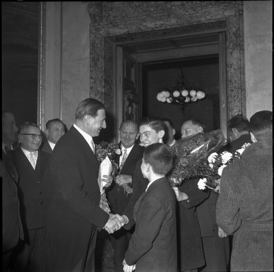 Ludwig von Moos, newly elected federal president; 1963
