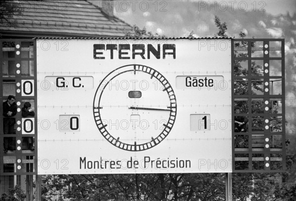 NLA 1965/66: Grasshoppers Zurich - FC Biel; Scoreboard