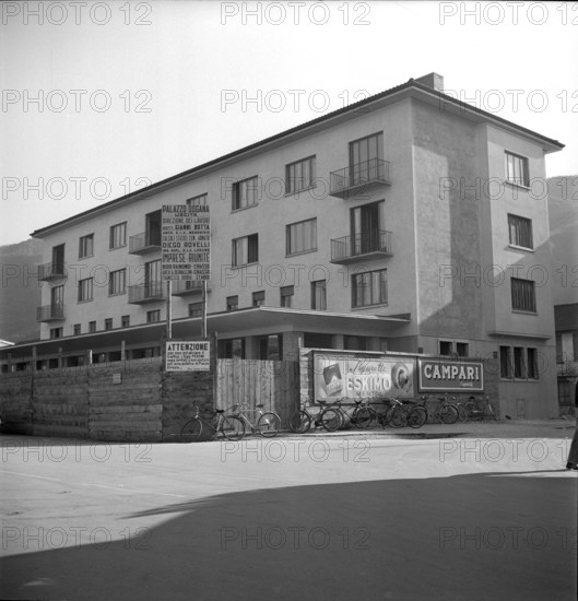 Chiasso, customs office; 1949