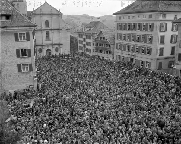 Ausserrhoden voter's meeting 1956