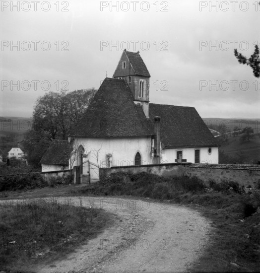 Beurnevésin church 1950