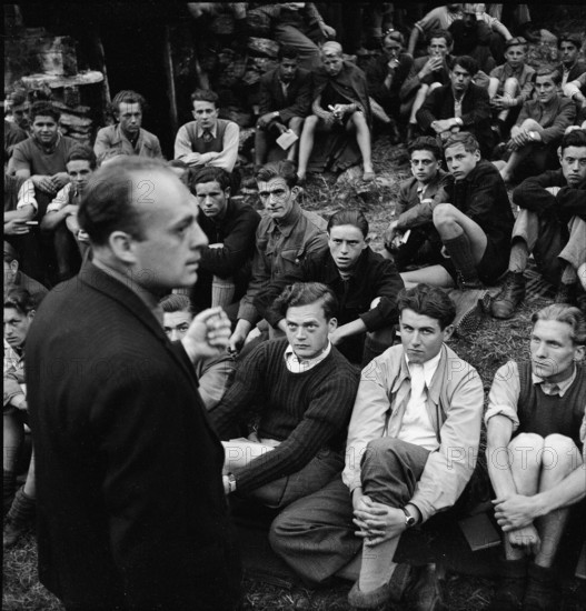 Camp of young Swiss expatriates; 1944