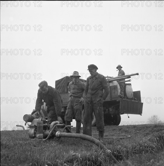 Nebikon, drilling, search for oil, 1953