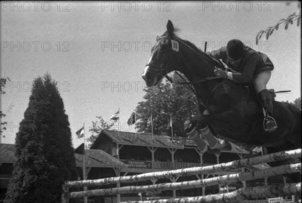 CSIO Lucerne 1974: Ernst Eglin and Mc Namara