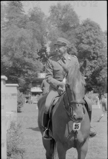 CSIO Lucerne 1974: Paul Weier and Flash