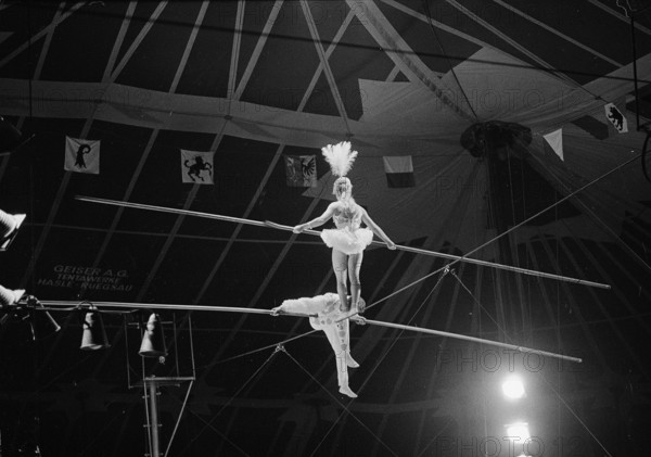 Isabella Nock, Swiss circus artiste, 1964