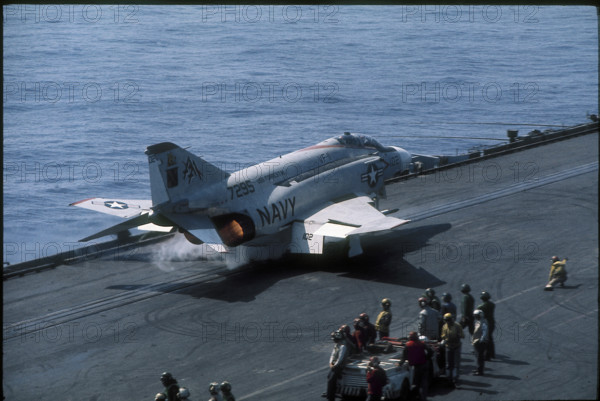 US Aircraft Carrier John F. Kennedy in the Mediterranean