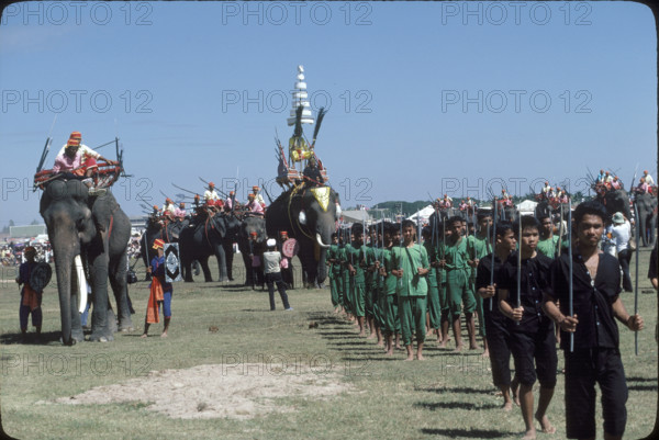 Elephant Games in Thailand 1979