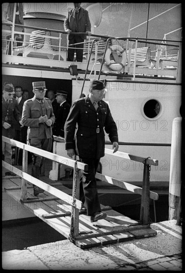After WW 2: Delegation of American officers, Interlaken 1945