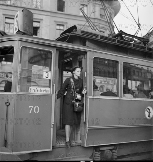Women during World War 2; ticket collector; 1942