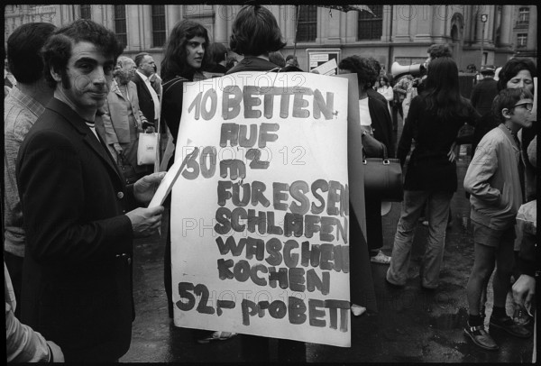 Solidarity; protest against living and working conditions