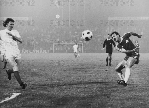 International match Switzerland - Poland 1976; Wawrowski, Elsener