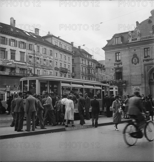 Paradeplatz in Zurich 1941