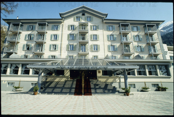 Hotel Les Sources des Alpes in Leukerbad, 1990