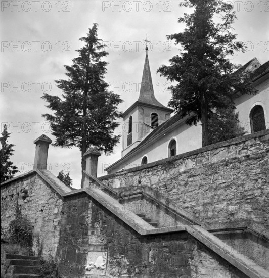 Church in Develier 1950