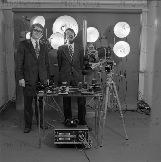 Reto Hügin and Felix Aeberli, press photographers, 1972