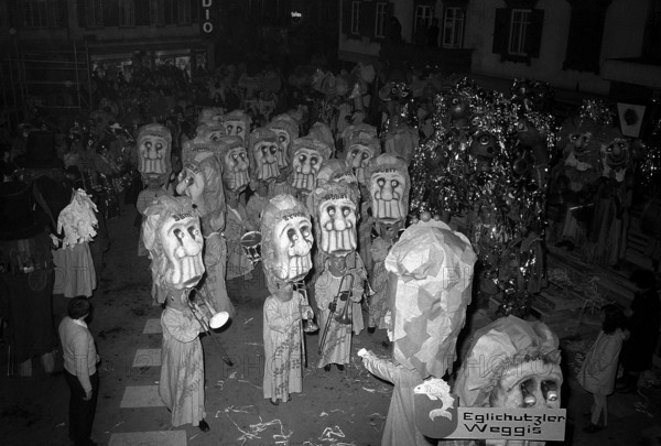 Guggenmusik meeting, Küssnacht am Rigi 1973