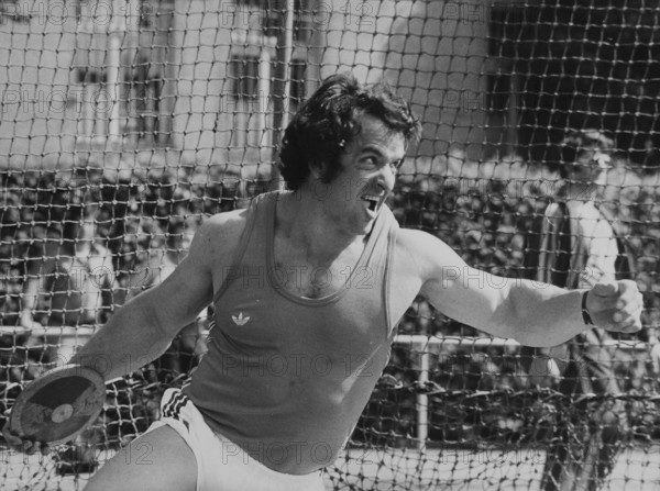 Decathlete Heinz Schenker, Zurich 1976