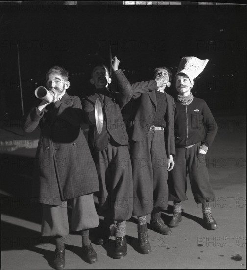 Children celebrating the end of the school's year in Zurich in 1944
