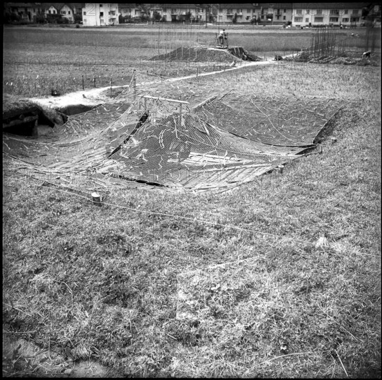 Camouflage anti aircraft fort of Flab.Det. 21, Switzerland 1940