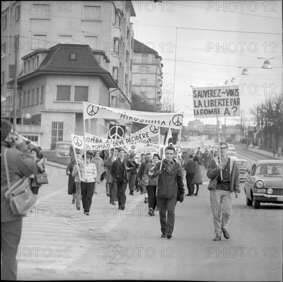 demonstrator; Easter March 1963