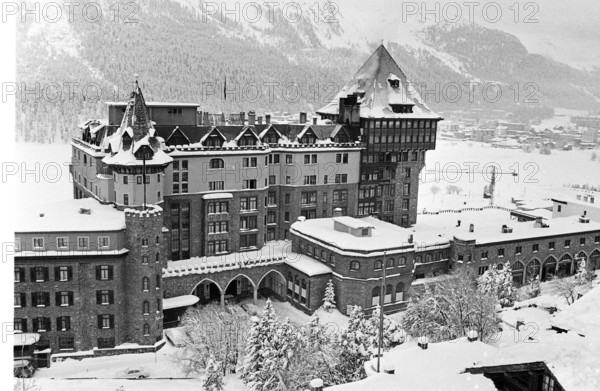 St. Moritz, Badrutt's Palace, winter 1968