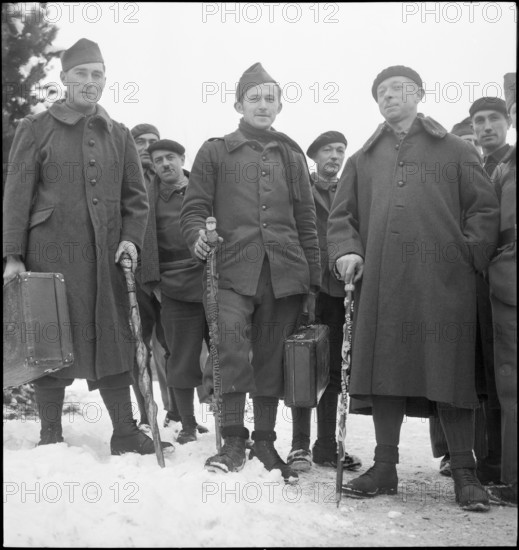 Internees; departure