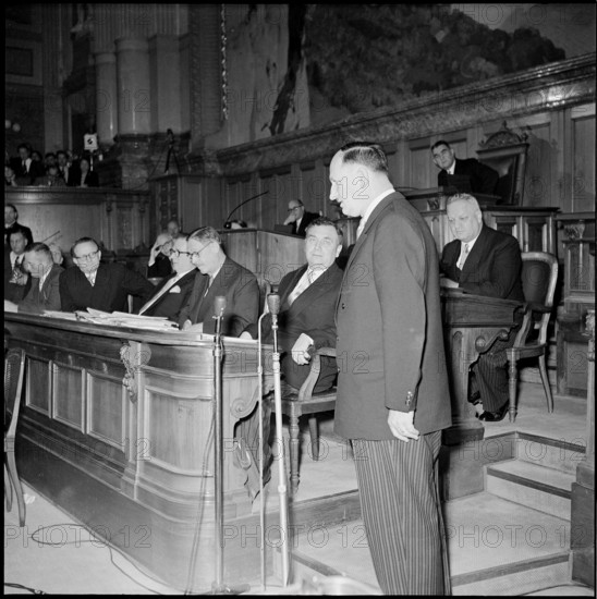 Paul Chaudet accepts his election, speech 1954
