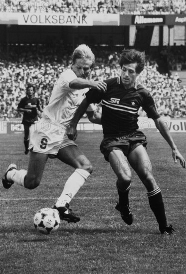 Cup final 1986: FC Sion -Servette Geneva; Brigger, Bianchi