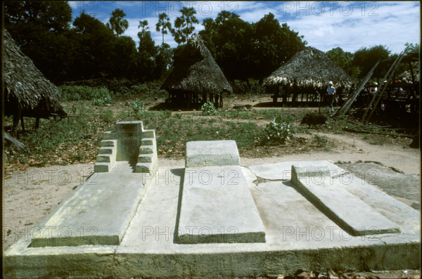 Cult site on Sawu island, Indonesia, 1986