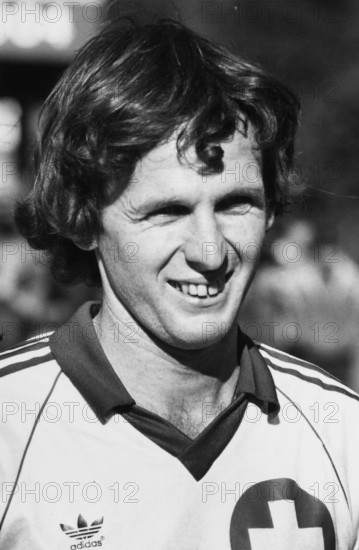 National team player René Botteron, 1980