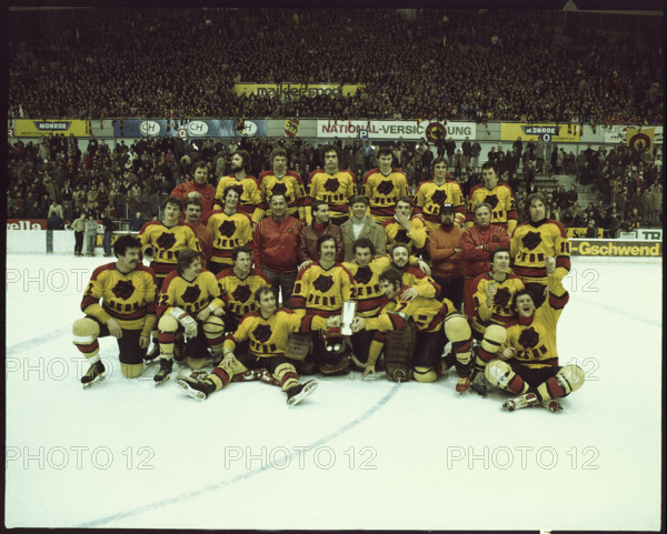 Swiss hockey champions SC Bern 1977