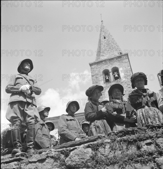 Corpus Christi in the Valais village of Ayent, 1943