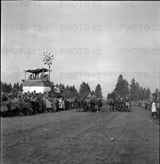 37th Marché-Concours Saignelégier, four-in-hand, 1940