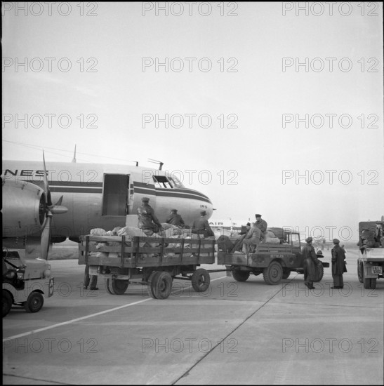 Luggage ship, Basel-Mulhouse Airport 1956