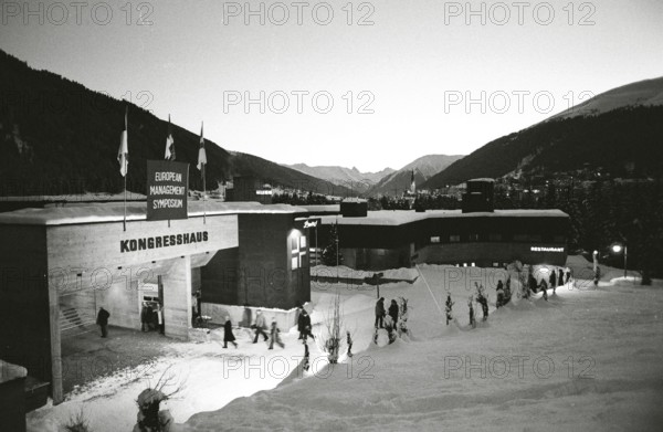 WEF, Davos conference building; 1978