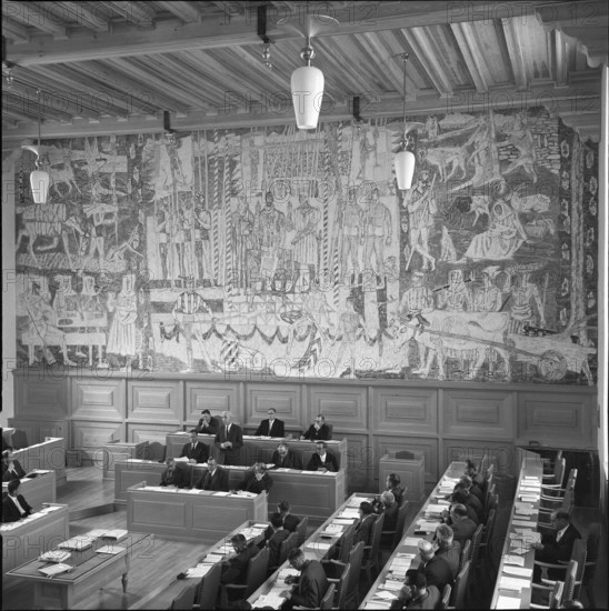 Painting shows the union of the Three Leagues