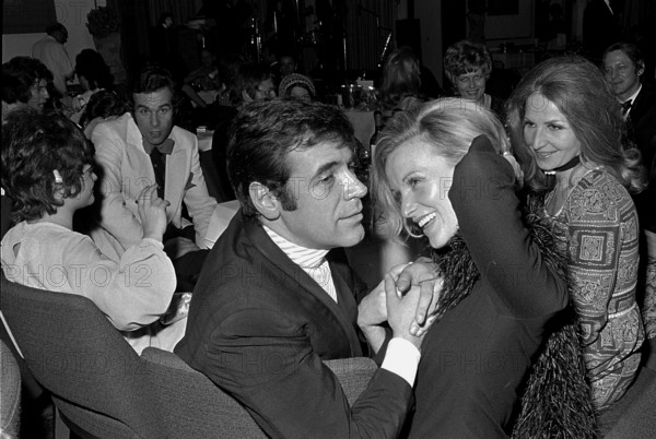 Mäni Weber and Liane Covi at Tele Brillant award, 1970