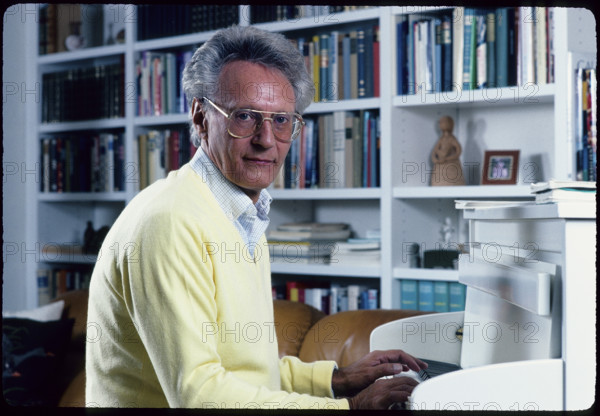 Bruno Hunziker at home 1984