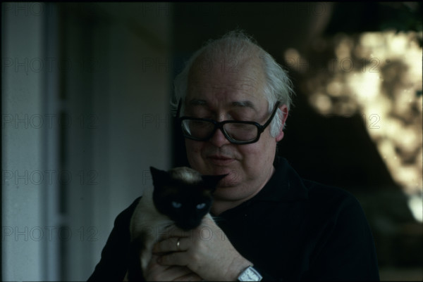 Friedrich Dürrenmatt, writer, 1979