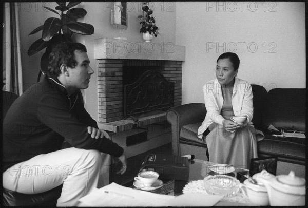 Jacques Légeret and Nguyen Thi Binh 1971