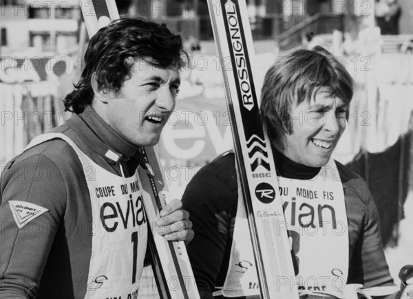 World Cup in Val d'Isère 1975: Franz Klemm and Roland Collombin