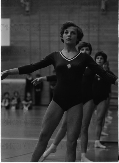 The Martschini Girls were the national artistic gymnastics team under coach Ludek Martschini: Käthi Fritschi, Patrizia Bazzi, Ella Widmer, Irene Amrein, Nadja Dotti, Christine Steger