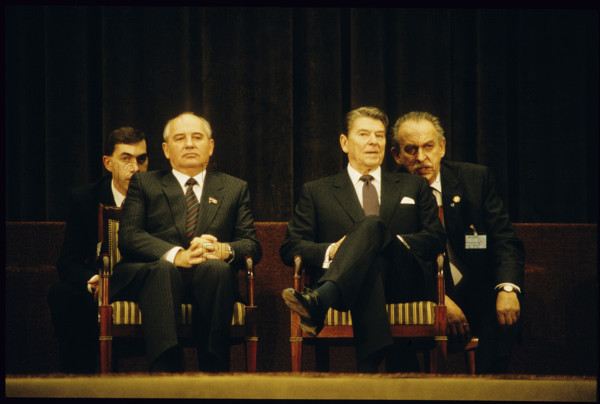 Disarmament conference in Geneva 1985: Gorbachev and Reagan