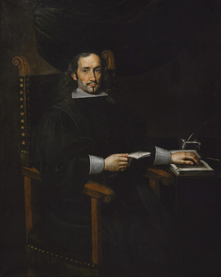 Giovanni Battista Natali (1630-1696). Italian painter. Portrait of the physicist Francesco Maria Carena, ca. 1650-1690. Oil on canvas. Ala Ponzone Civic Museum, Cremona, Italy.