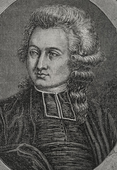 Marguerite-Louis-Francois Duport-Dutertre (1754-1793). French lawyer. Minister of Justice (1790-1792). After 10 August 1792 he was accused of conspiracy and sentenced to death, being guillotined on 29 November 1793. Portrait. Drawing by Lienard. Engraving by Pannemaker. ""History of the French Revolution"". Volume I, 1876.