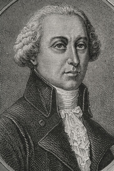 Carlo Andrea Pozzo di Borgo (1764-1842). French politician. In 1804 he joined the Russian diplomatic service. Portrait. Engraving. ""History of the French Revolution"". Volume I, 1876.